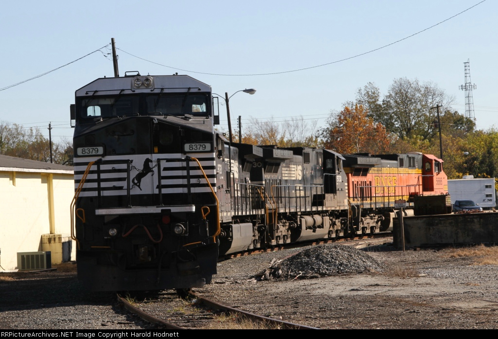 NS 8379 sits with other units at the office